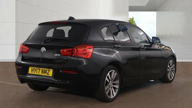 BMW 1 Series 118I Sport Hatchback Black #4
