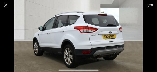 Ford Kuga Suv CK14MKX White #5