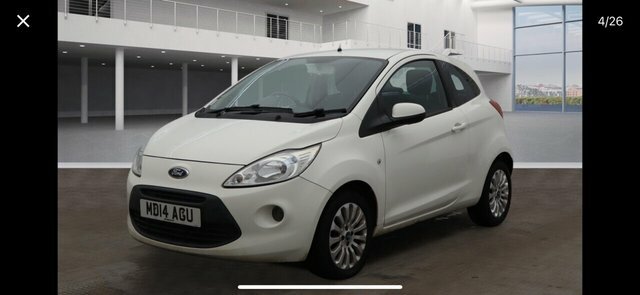 Ford KA Hatchback White #3