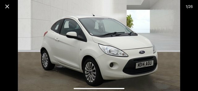 Ford KA Hatchback White #2