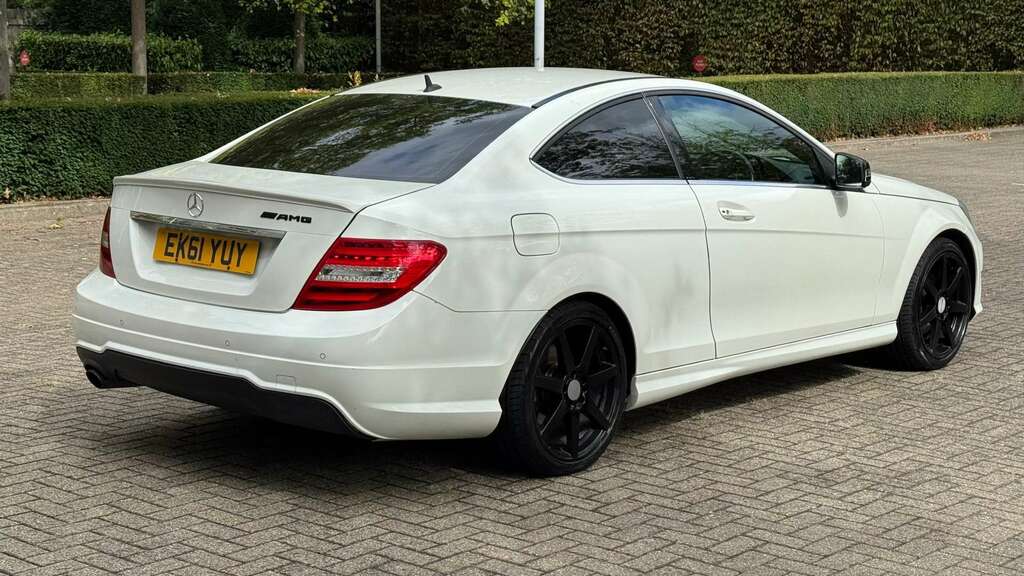 Mercedes-Benz C Class Coupe Black #10