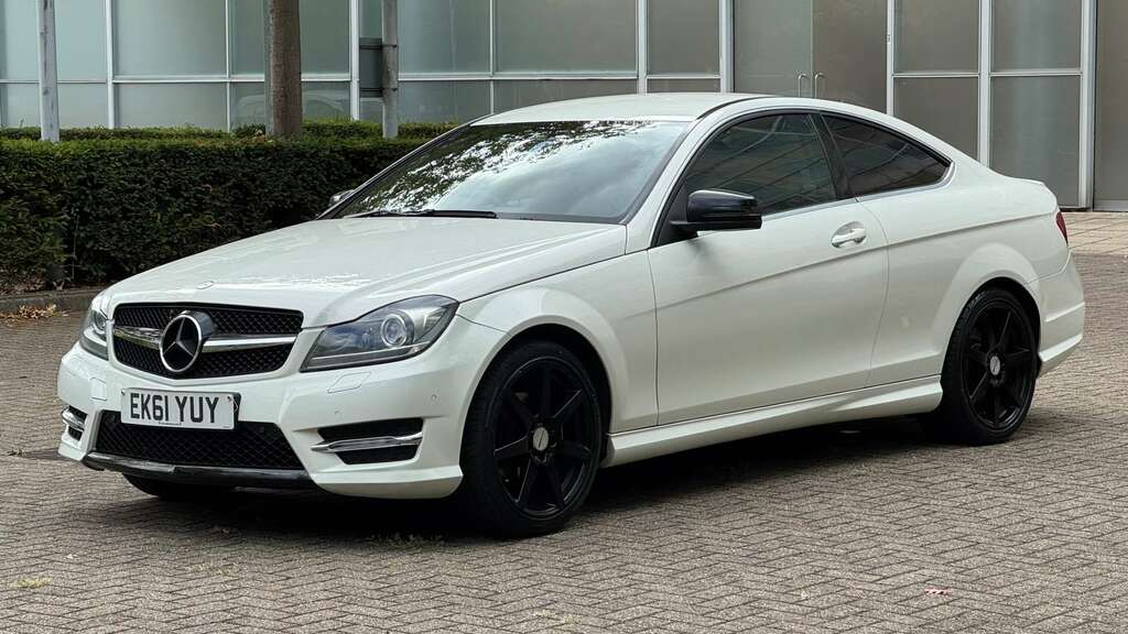 Mercedes-Benz C Class 1.8 C250 Amg Sport Blueefficiency White #4