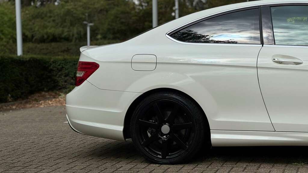 Mercedes-Benz C Class Coupe Black #13