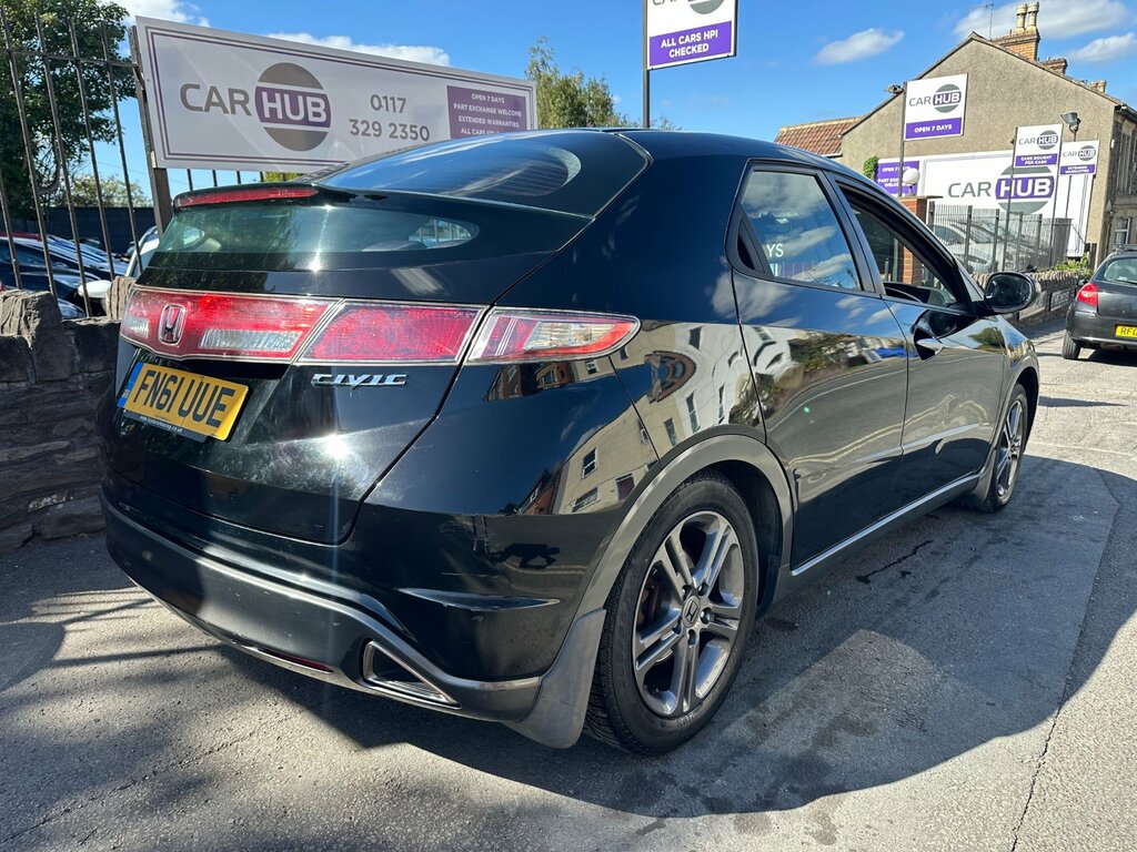 Honda Civic 1.4 I-vtec Se Hatchback 135 Gk Black #3