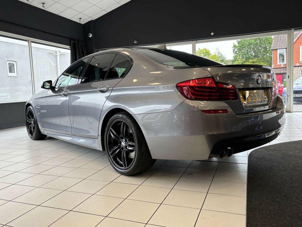 BMW 5 Series Black #8