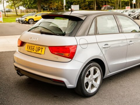 Audi A1 Hatchback VX66UPT Silver #5