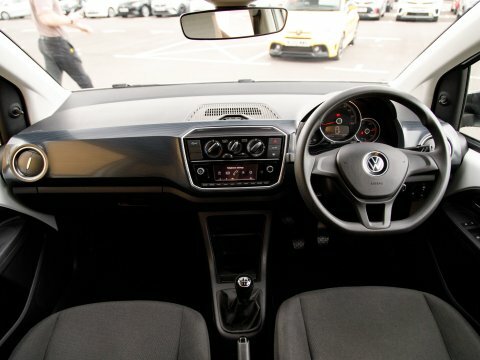 Volkswagen Up Hatchback White #3