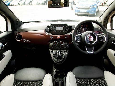 Fiat 500 Hatchback VX70LFN White #3