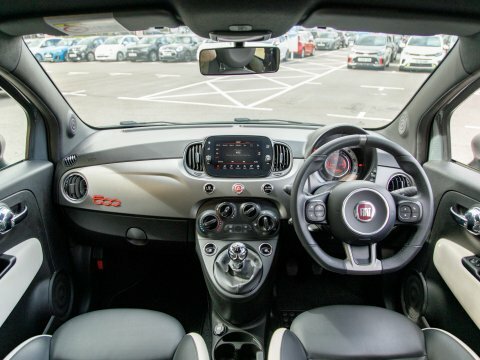 Fiat 500 Hatchback Grey #3
