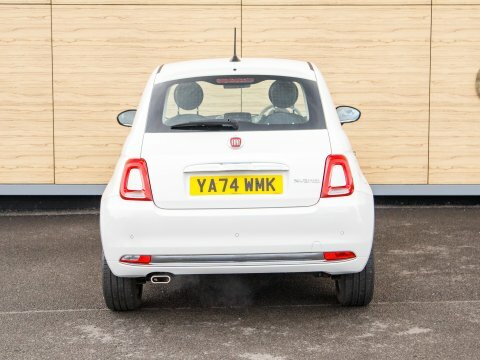 Fiat 500 Hatchback White #6