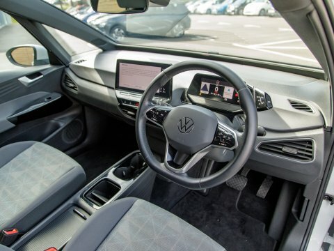Volkswagen ID.3 Hatchback White #4