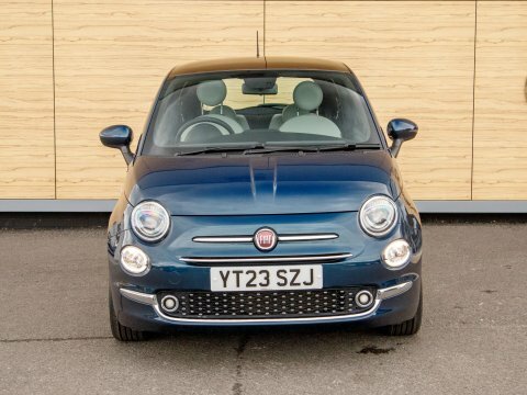 Fiat 500 Hatchback Blue #5