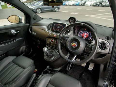 Abarth 500 Hatchback Black #4