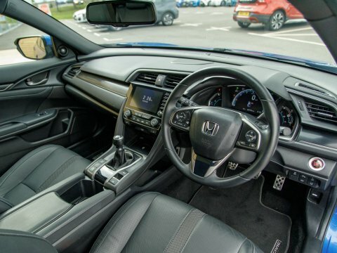 Honda Civic Hatchback Blue #4