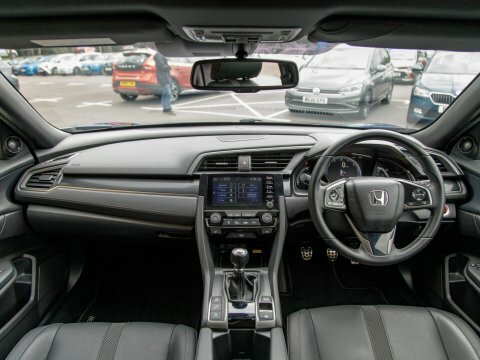Honda Civic Hatchback Blue #3