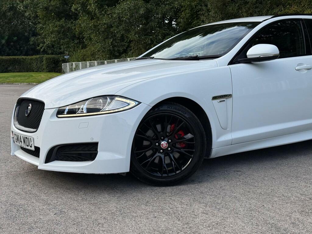 Jaguar XF 2.2D R-sport Sportbrake Euro 5 S S White #6