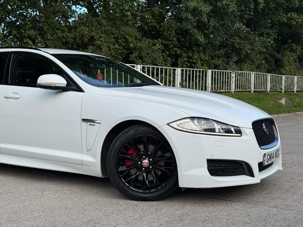 Jaguar XF 2.2D R-sport Sportbrake Euro 5 S S White #5