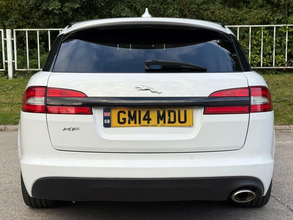 Jaguar XF 2.2D R-sport Sportbrake Euro 5 S S White #4