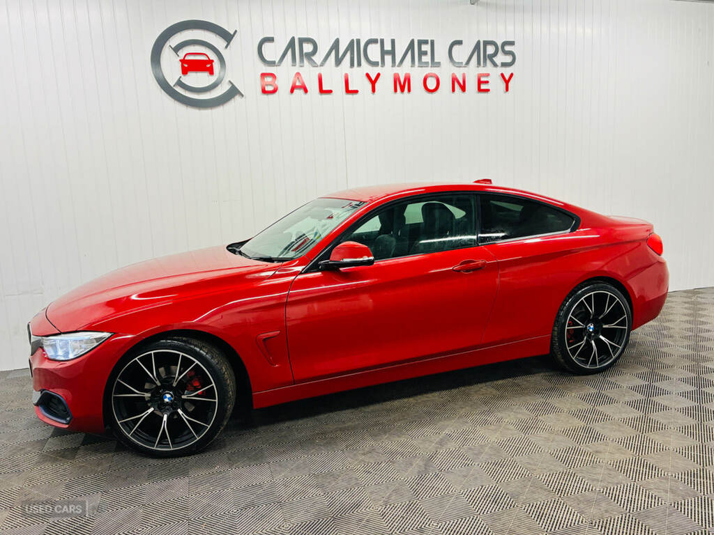 BMW 4 Series 420D 190 Xdrive Sport Business Media Red
