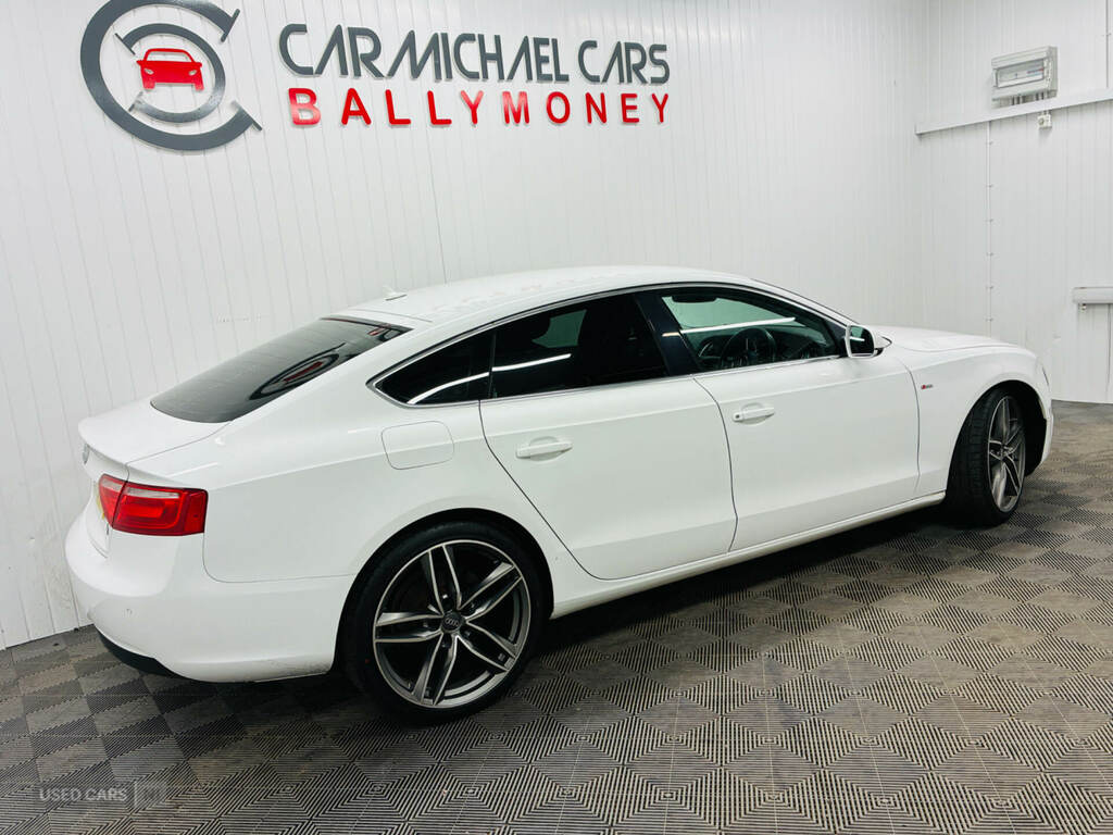 Audi A5 2.0 Tdi 177 Se Technik Multitronic 5 Seat White #6