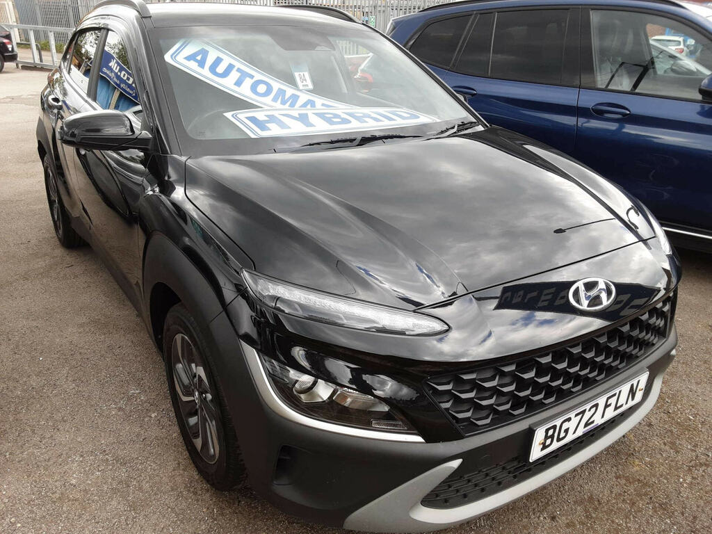 Hyundai Kona 1.6 Kona Se Connect Gdi Hev Black