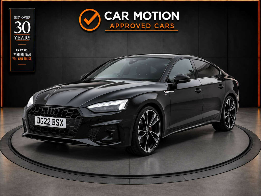 Audi A5 2.0 A5 Sportback 40 Tfsi Mhev Black Edition Semi-a DG22BSX Black #3
