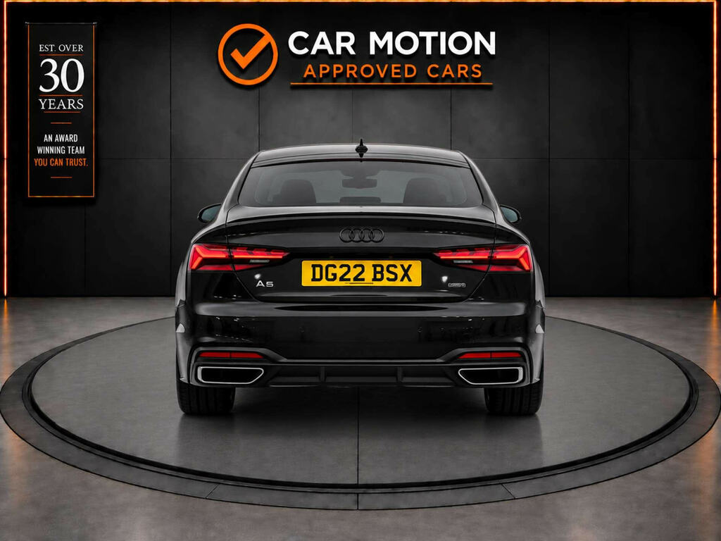 Audi A5 2.0 A5 Sportback 40 Tfsi Mhev Black Edition Semi-a DG22BSX Black #5