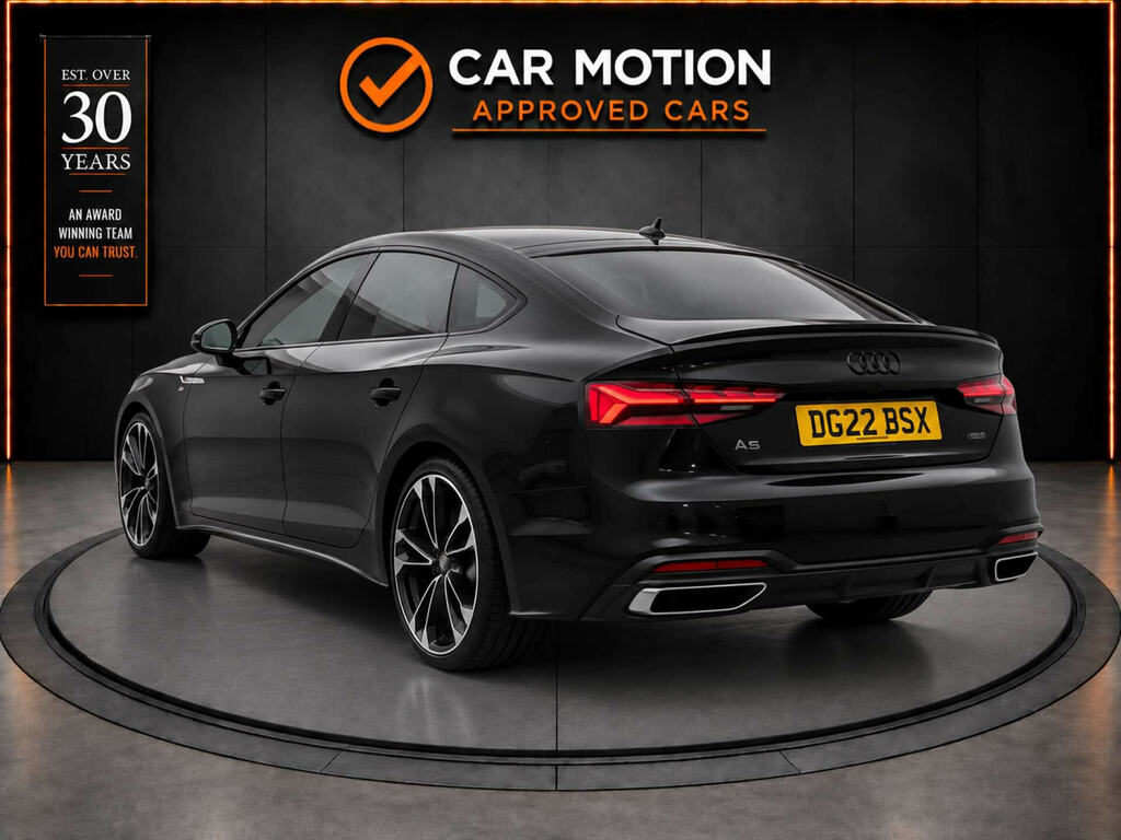 Audi A5 2.0 A5 Sportback 40 Tfsi Mhev Black Edition Semi-a DG22BSX Black #6