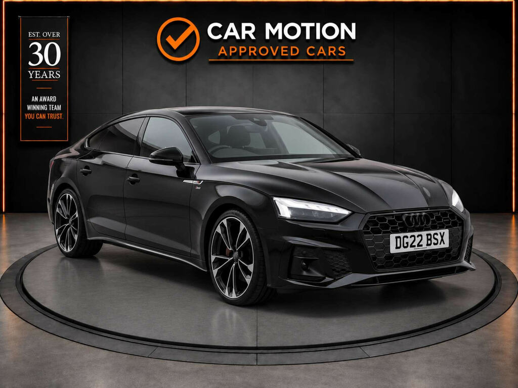 Audi A5 2.0 A5 Sportback 40 Tfsi Mhev Black Edition Semi-a DG22BSX Black