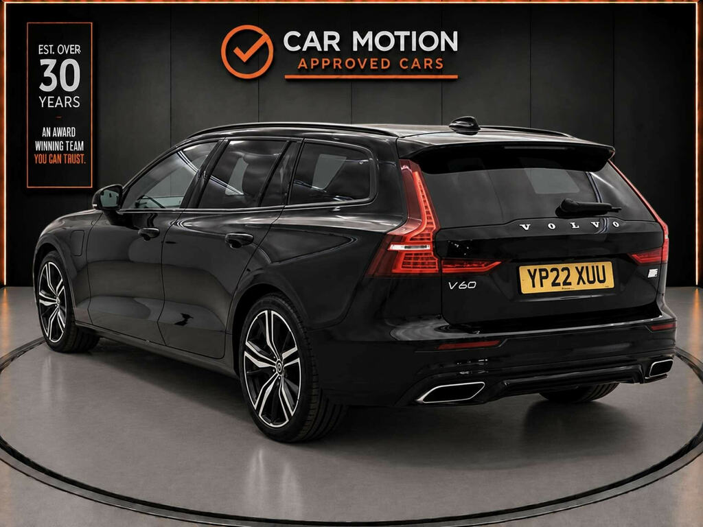 Volvo V60 2.0 V60 R-design T6 Recharge Awd 4Wd Black #6