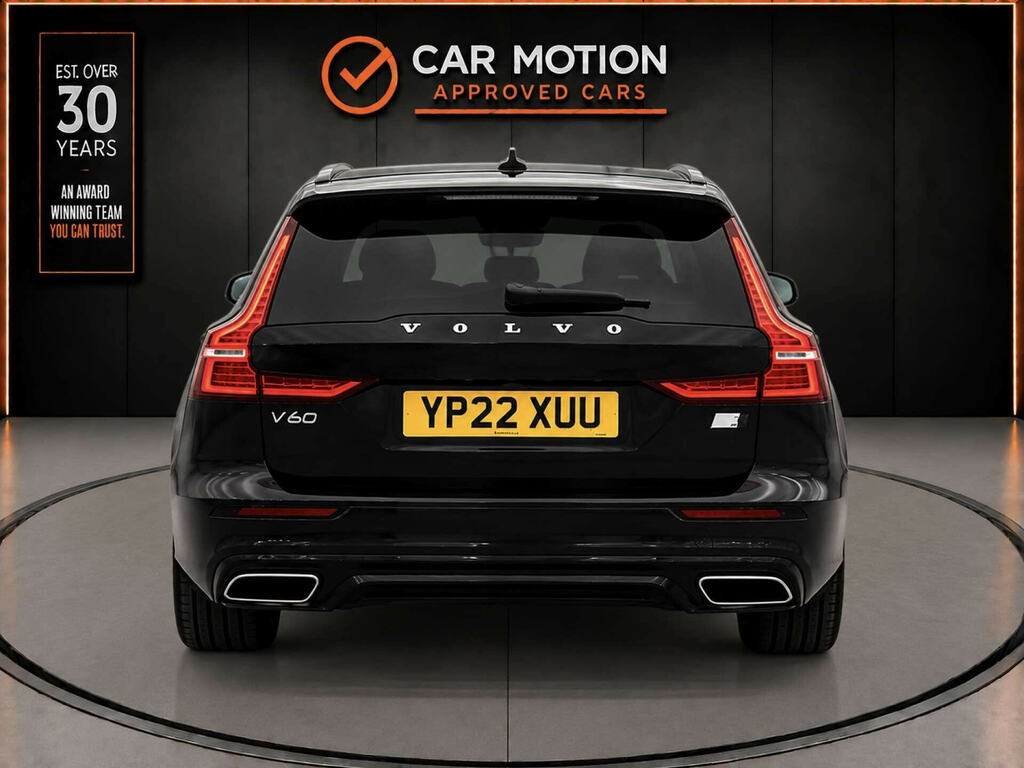 Volvo V60 2.0 V60 R-design T6 Recharge Awd 4Wd Black #5