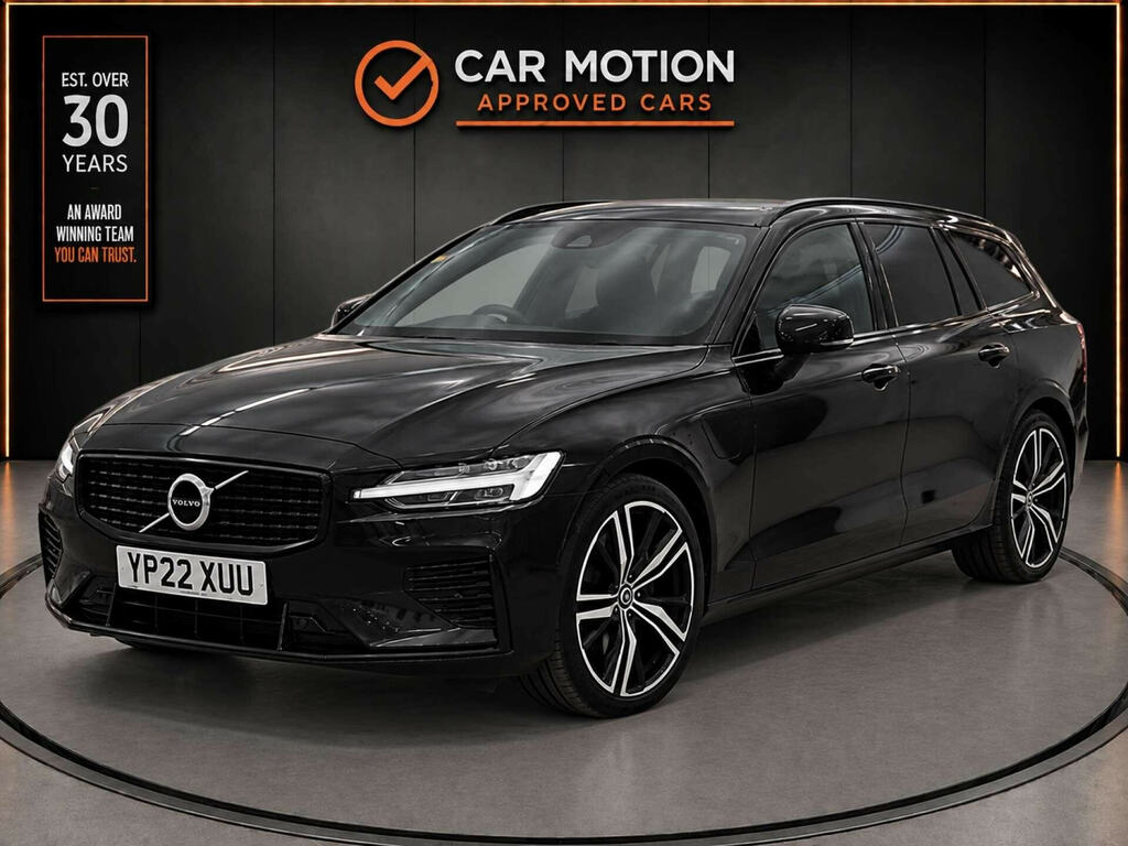 Volvo V60 2.0 V60 R-design T6 Recharge Awd 4Wd Black #3