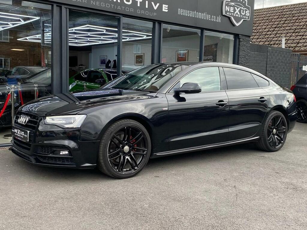 Audi A5 2.0 Tdi Black Edition Plus Sportback S Tronic Quat Black #5