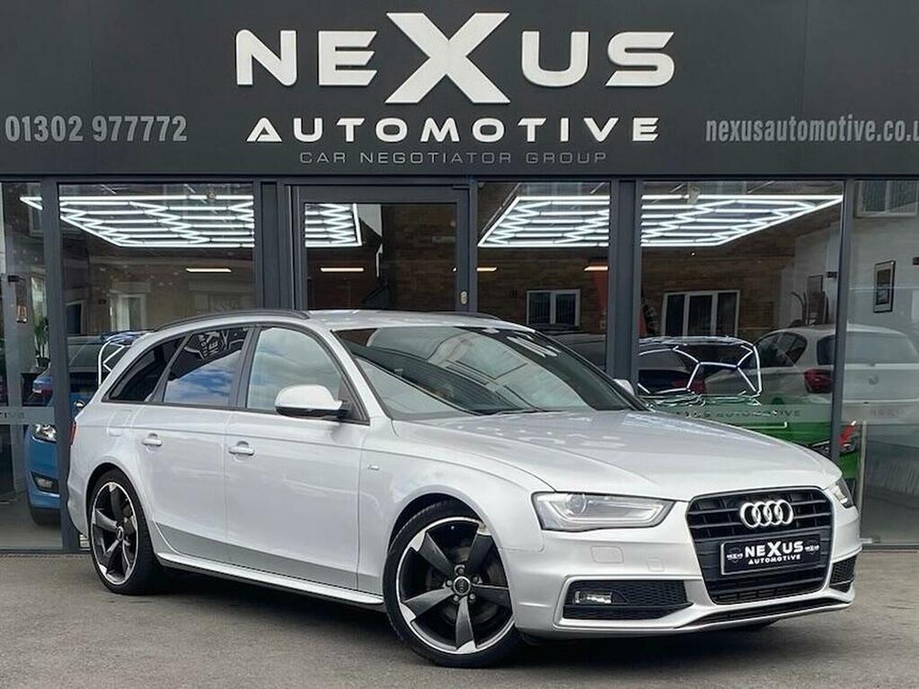 Audi A4 Avant Estate 2.0 Tdi Black Edition Quattro Euro 5 Ss Silver