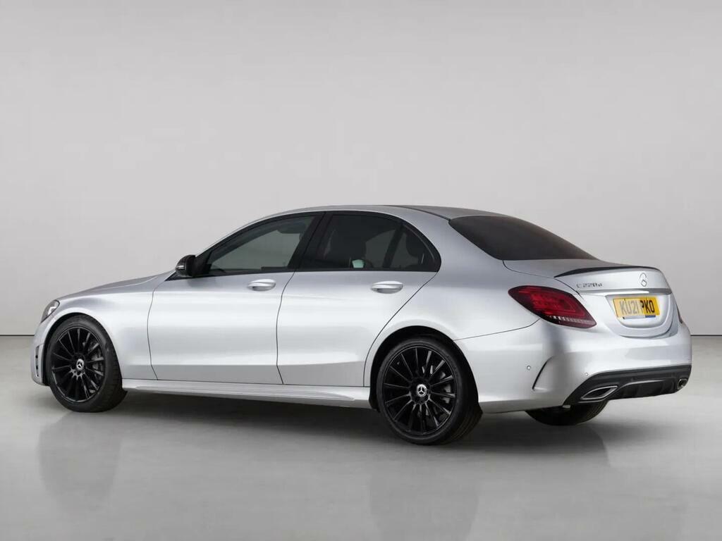 Mercedes-Benz C Class 2.0 C220d Amg Line Night Edition Premium Saloon Silver #6