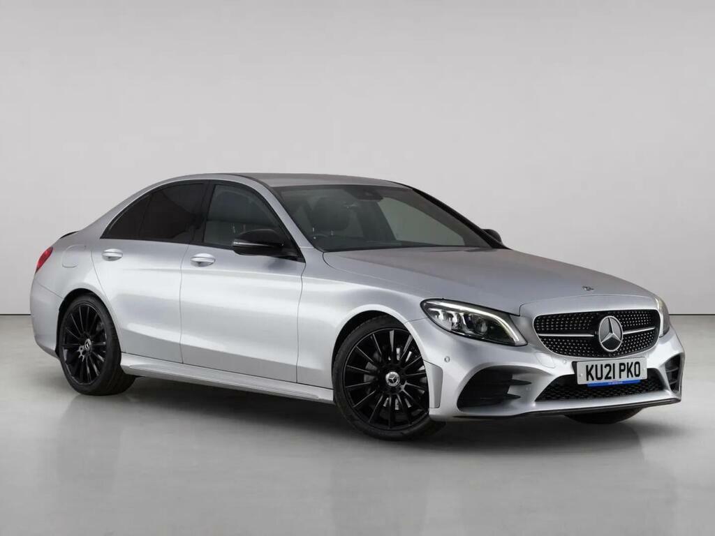Mercedes-Benz C Class 2.0 C220d Amg Line Night Edition Premium Saloon Silver