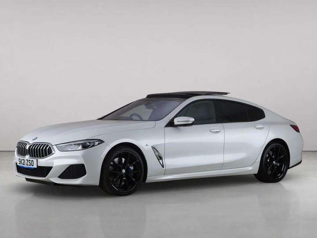 BMW 8 Series Gran Coupe 3.0 840D Mht M Sport Saloon Hybrid Step White #2