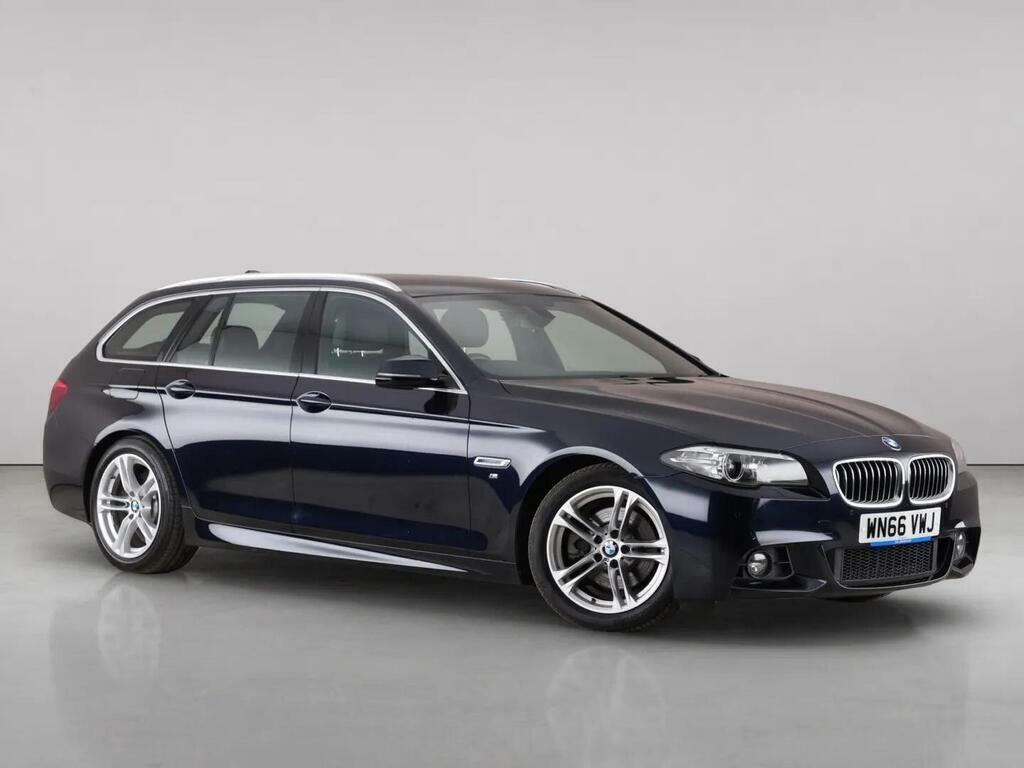 BMW 5 Series 2.0 520D M Sport Touring Euro 6 Black