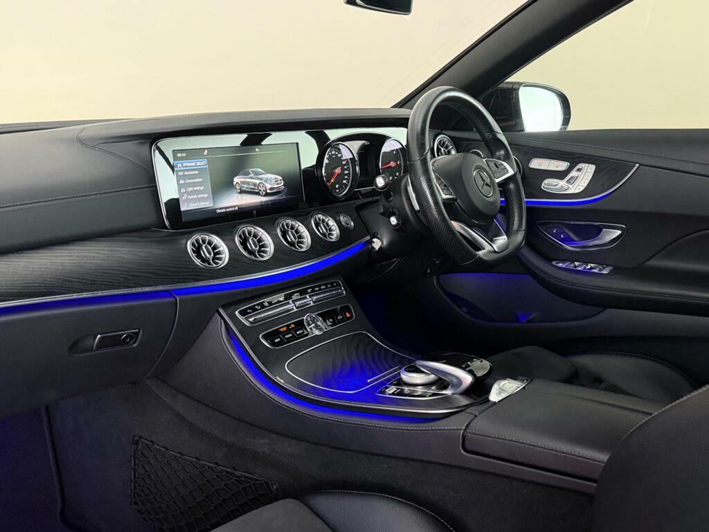 Mercedes-Benz E Class 2.0 E220d Amg Line Premium Cabriolet HY18CVK Black #4