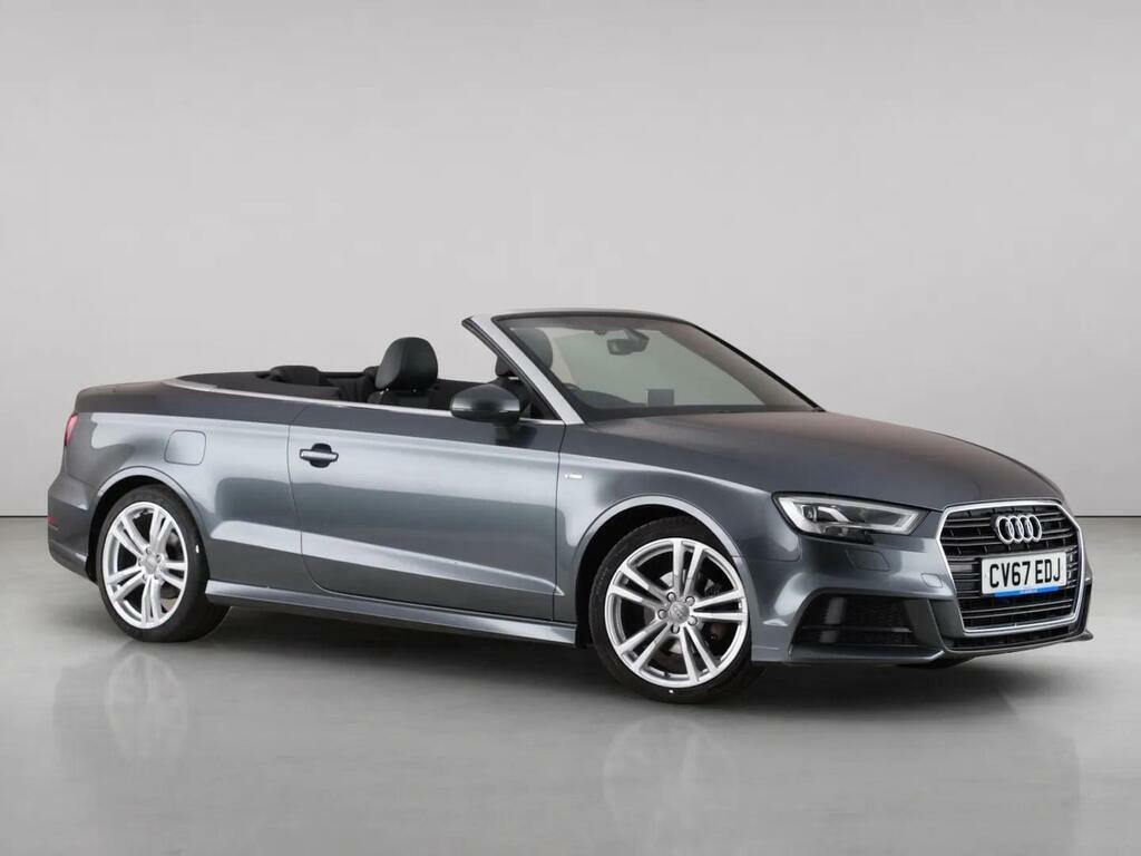 Audi A3 Cabriolet 1.6 Tdi S Line Convertible Euro Grey