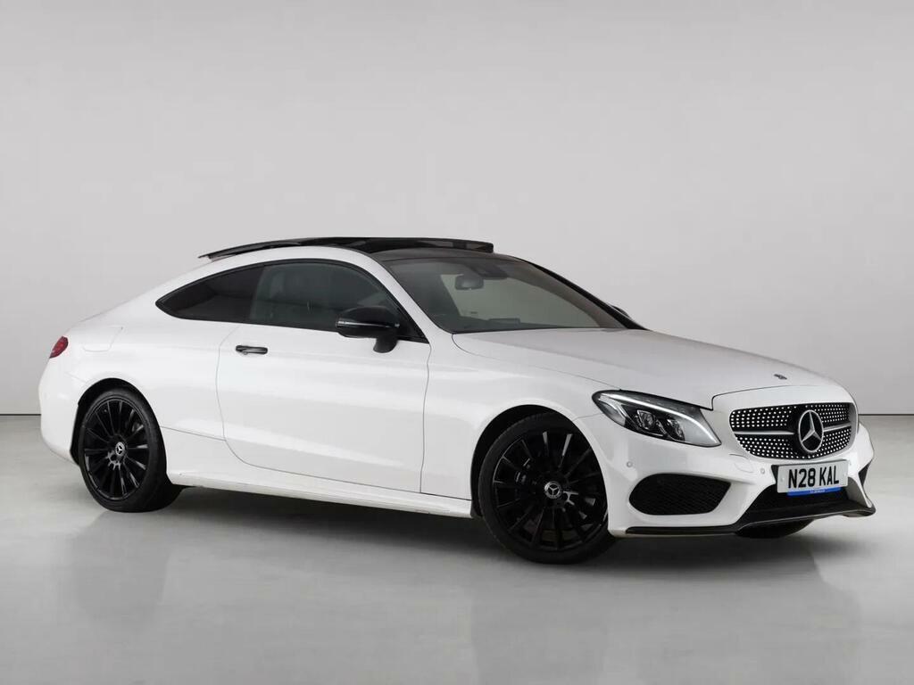 Mercedes-Benz C Class 2.0 C300 Amg Line Premium Coupe G-tro White