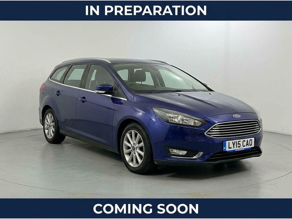 Ford Focus 1.6 Titanium Estate Powershift Euro 6 LY15CAO Blue #2