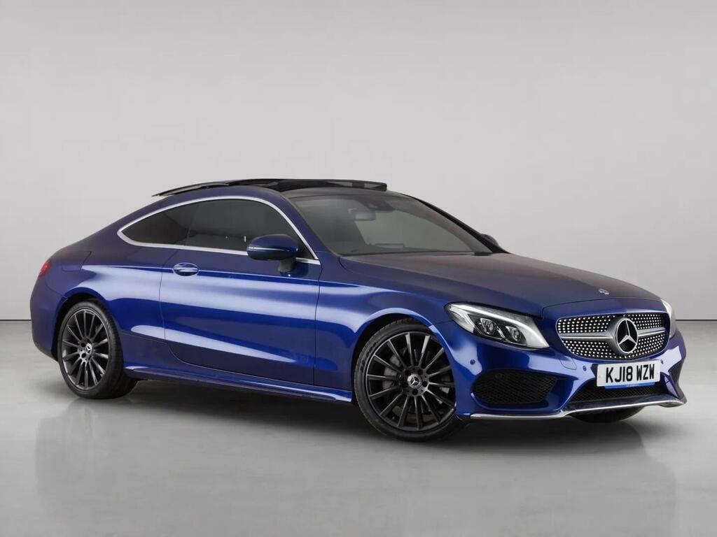 Mercedes-Benz C Class 2.0 C300 Amg Line Premium Plus Coupe Blue