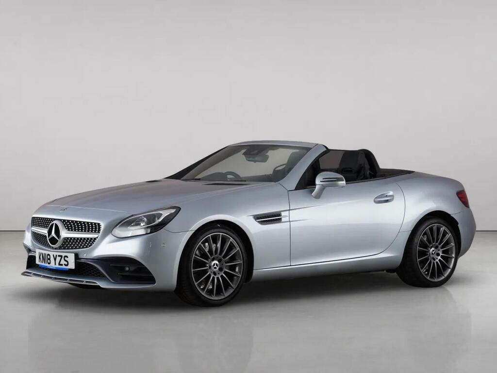 Mercedes-Benz SLC 2.0 Slc300 Amg Line Convertible G-troni Silver #2