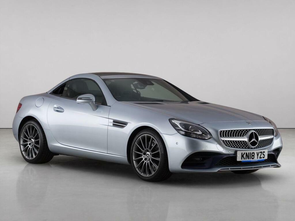 Mercedes-Benz SLC 2.0 Slc300 Amg Line Convertible G-troni Silver #5