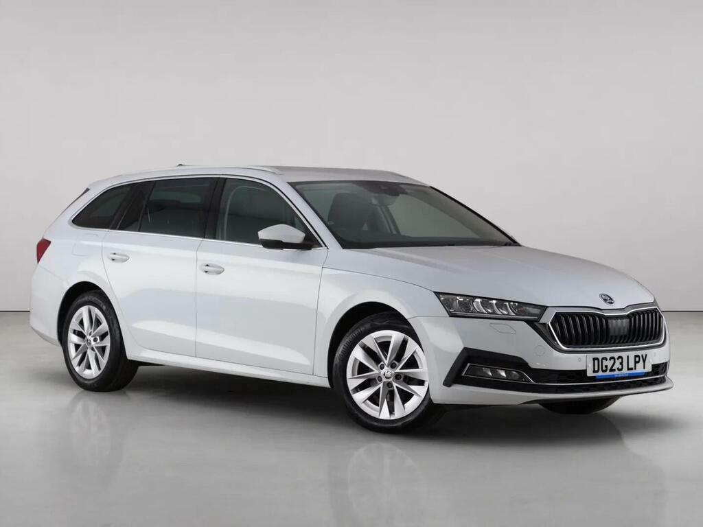 Skoda Octavia 2.0 Tdi Se L Estate Euro 6 Ss White