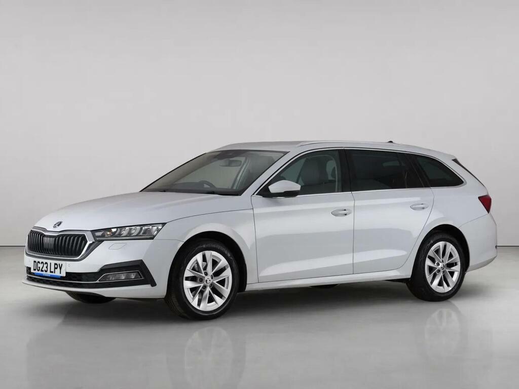 Skoda Octavia 2.0 Tdi Se L Estate Euro 6 Ss White #2
