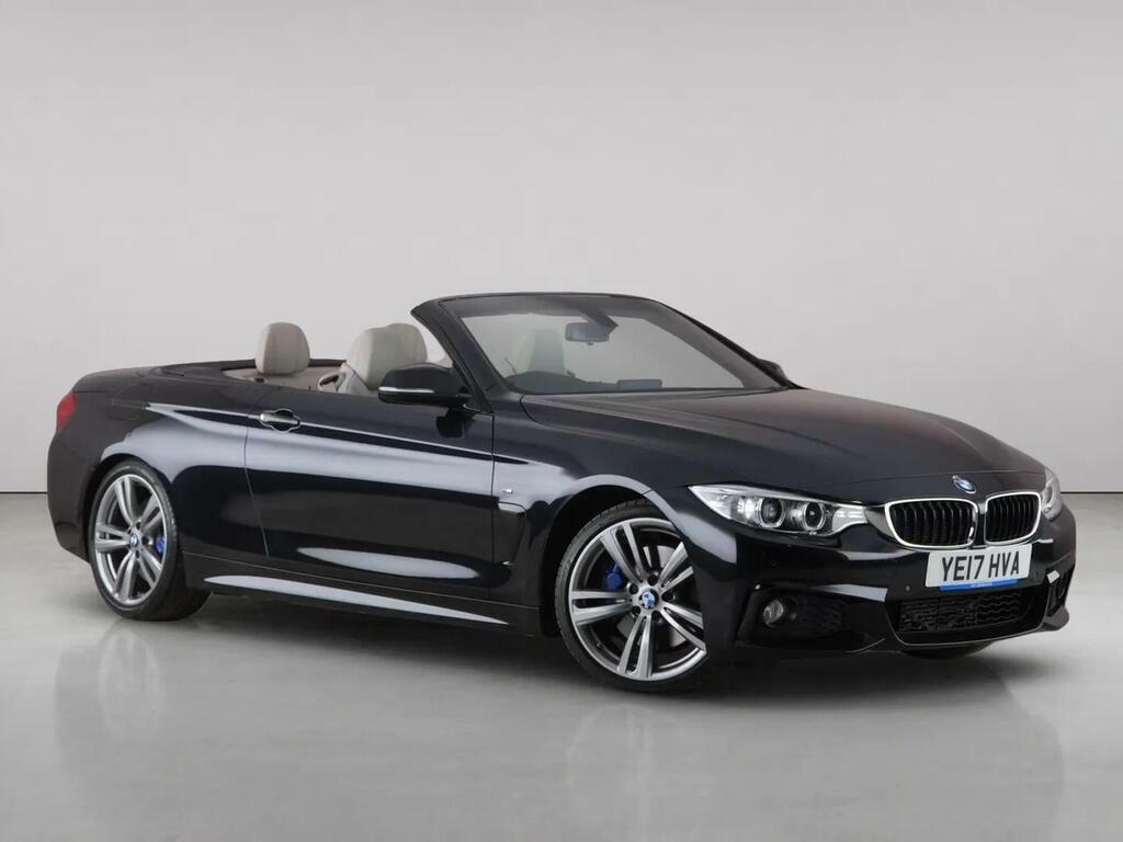 BMW 4 Series 2.0 420D M Sport Convertible Euro Black