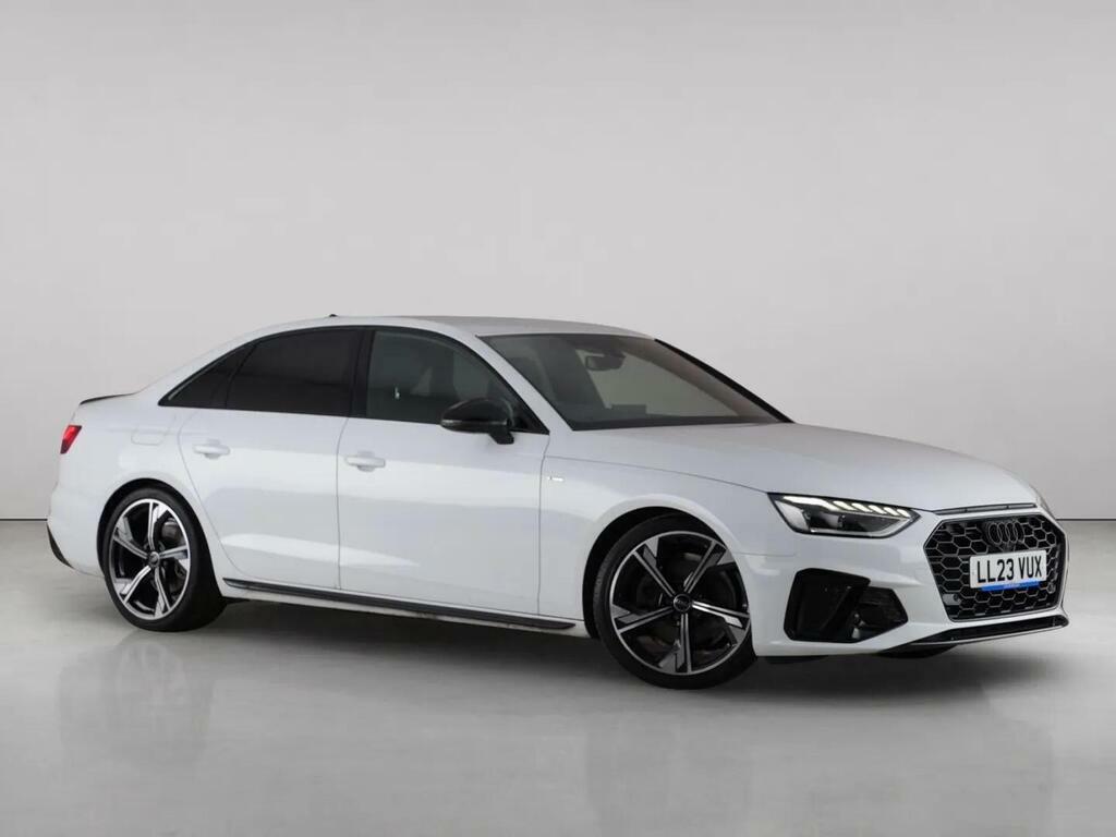 Audi A4 2.0 Tfsi 35 Black Edition Saloon S Tron White