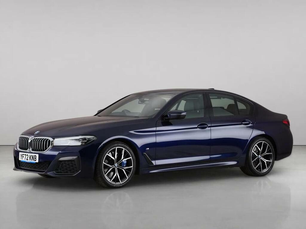 BMW 5 Series 3.0 530D Mht M Sport Saloon Hybrid Step Blue #2
